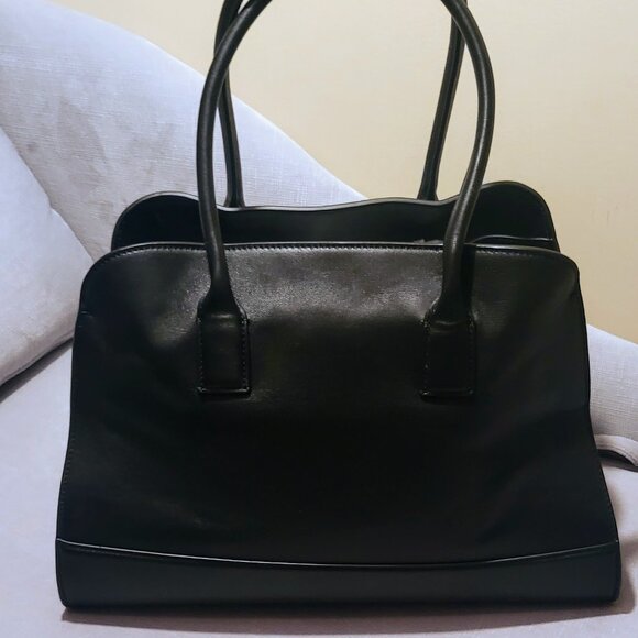 ✅️NWT Black Satchel Tote Bag $45 - Picture 3 of 7
